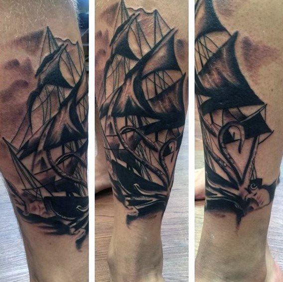 tatouage bateau 169