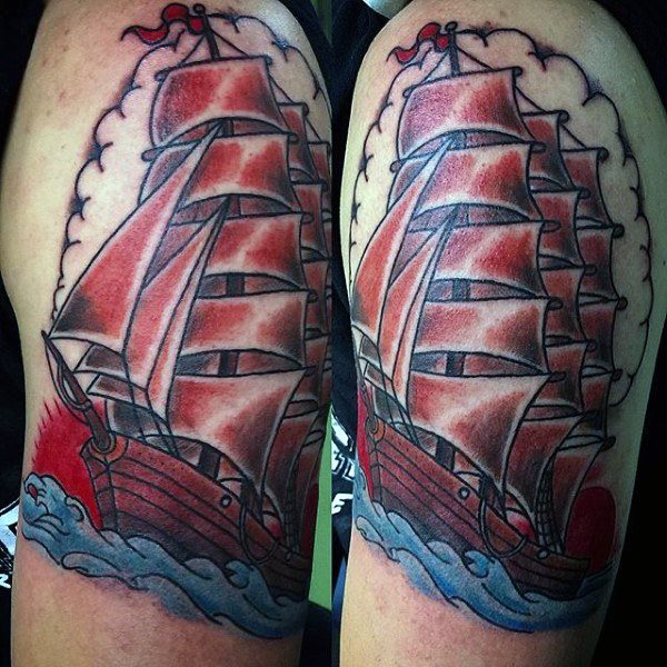 tatouage bateau 175