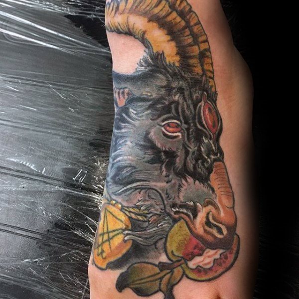 tatouage chevre 121