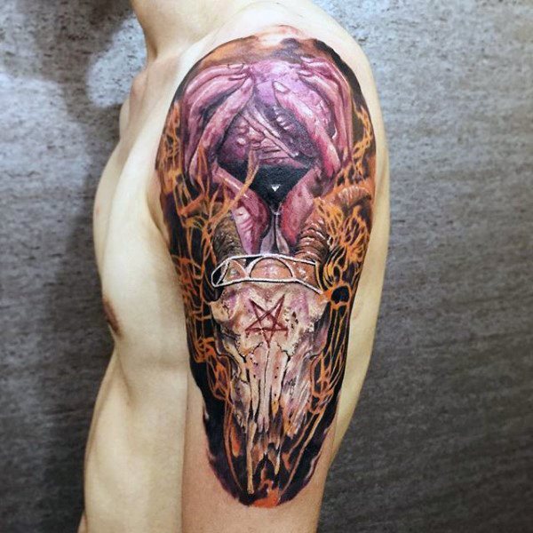 tatouage chevre 25