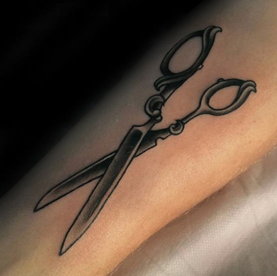tatouage ciseaux 09
