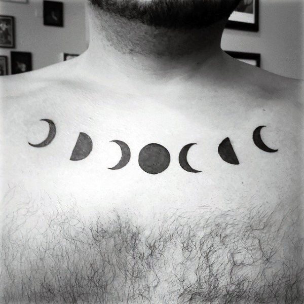 tatouage phases lune 125