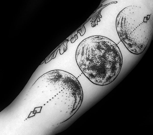 tatouage phases lune 21