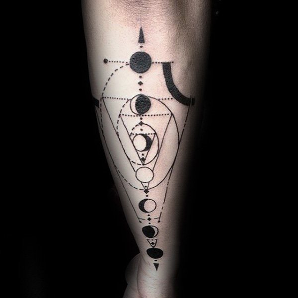 tatouage phases lune 37