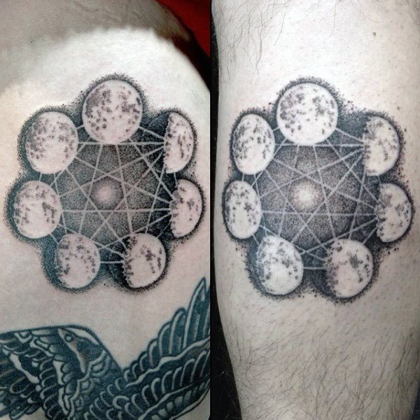 tatouage phases lune 89