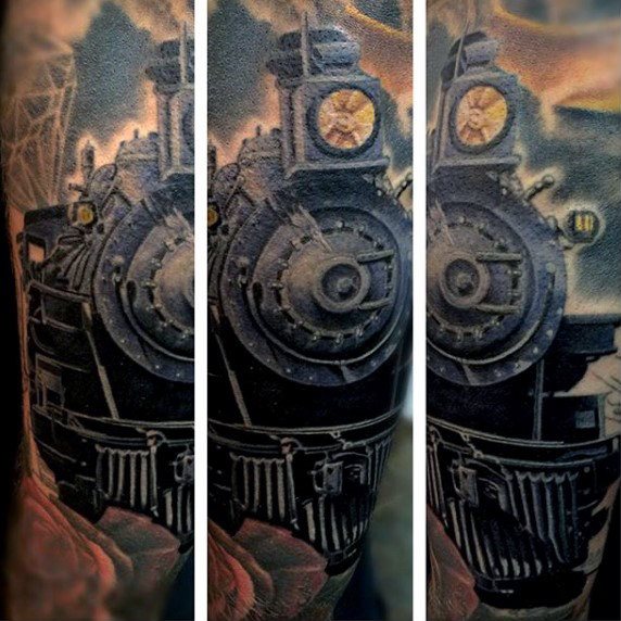 tatouage train 193