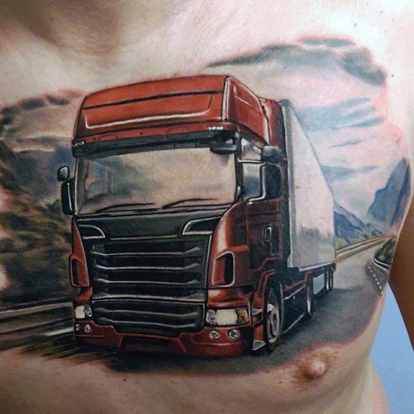 tatouage camion 15