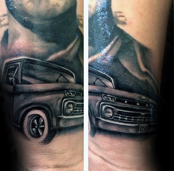 tatouage camion 17