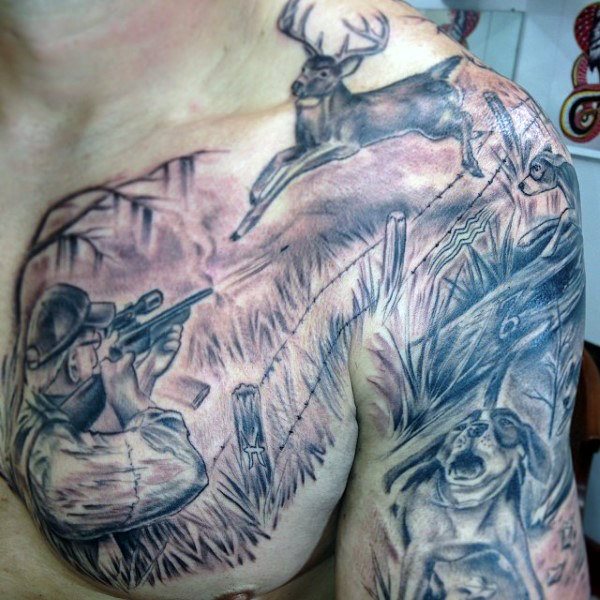 tatouage chasse 118