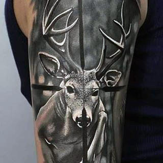 tatouage chasse 13