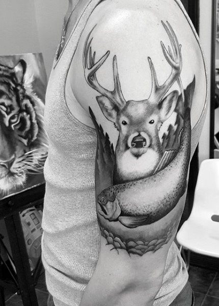 tatouage chasse 187