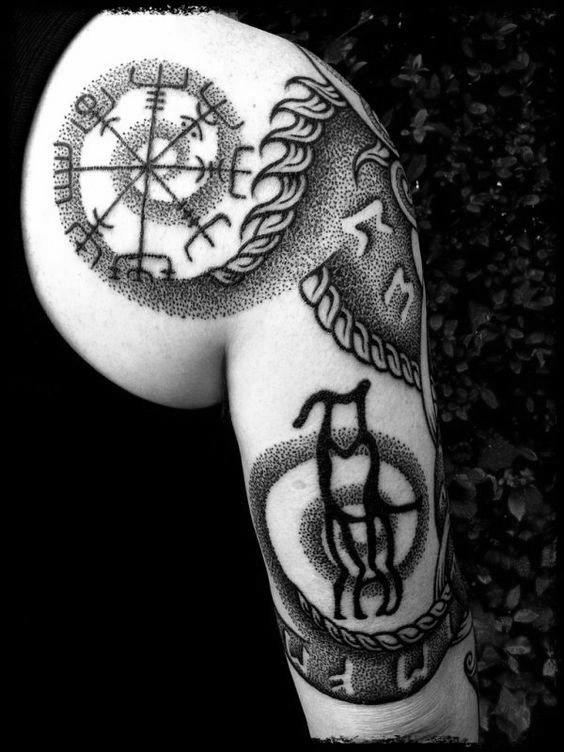 tatouage rune 180