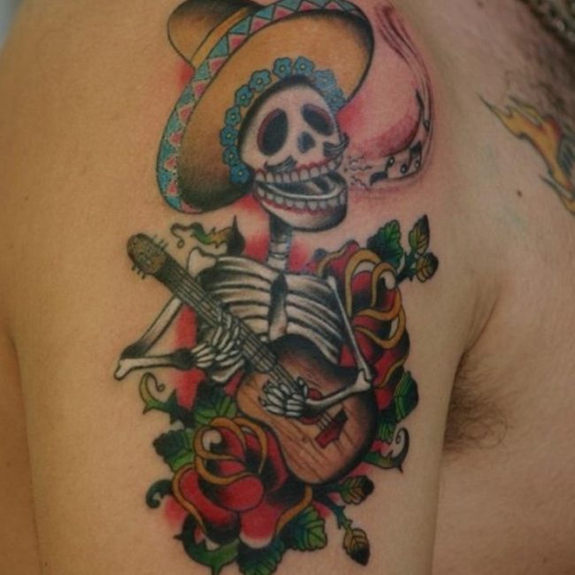 tatouage mexicain 489