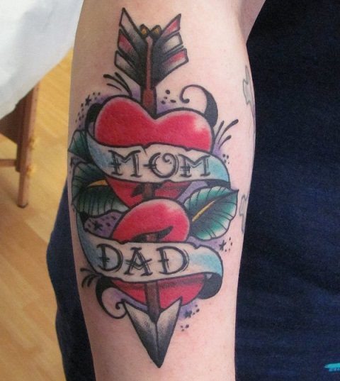 tatouage papa mama 73