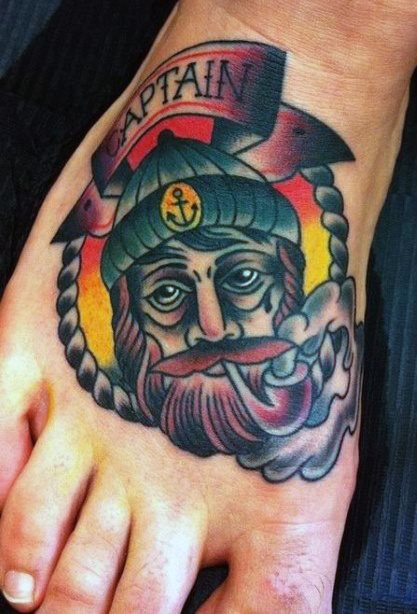 tatouage pied 412