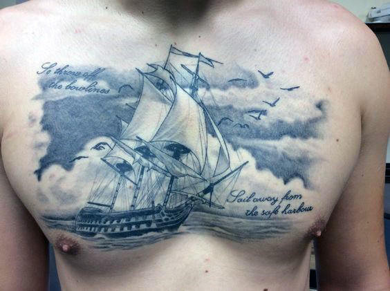 tatouage poitrine 478