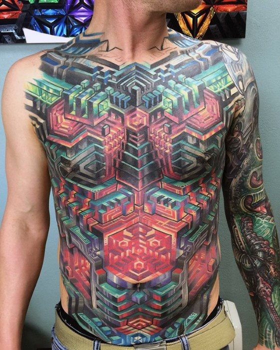 tatouage poitrine 896