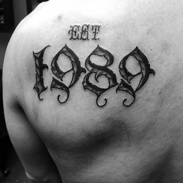 tatouage chiffre 36