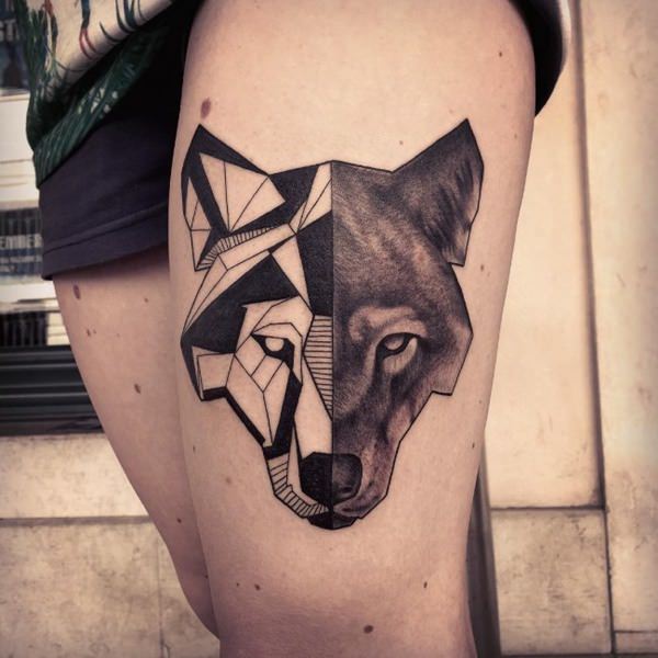 tatouage geométrique 908