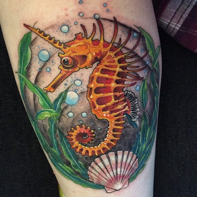 tatouage mollet 237