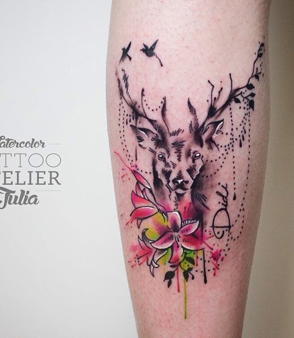 tatouage mollet 821