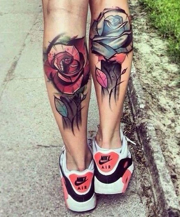 tatouage mollet 885