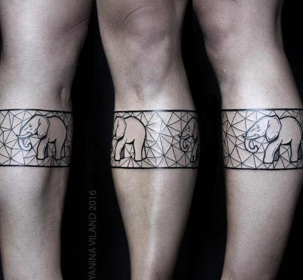tatouage mollet 919