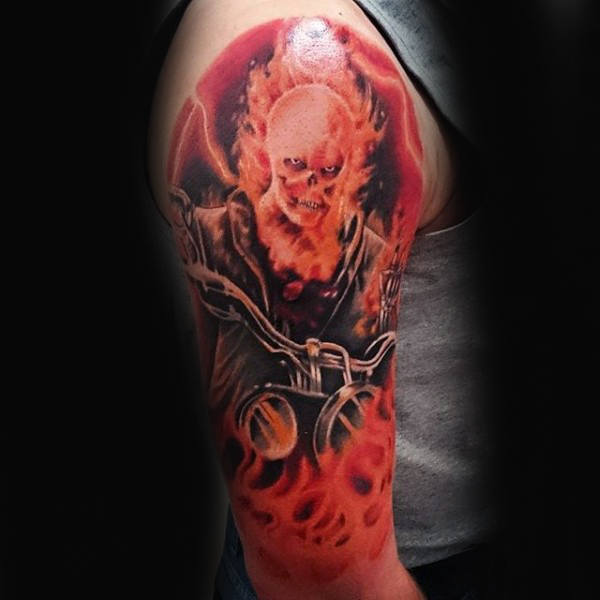tatouage motard 42