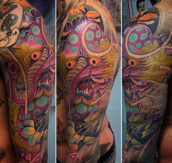 tatouage fleur de lotus 193