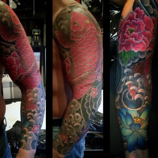 tatouage fleur de lotus 271
