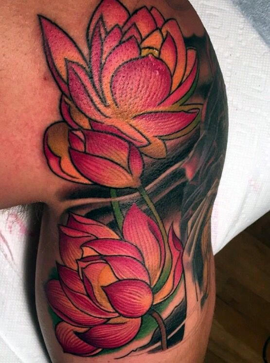 tatouage fleur de lotus 277