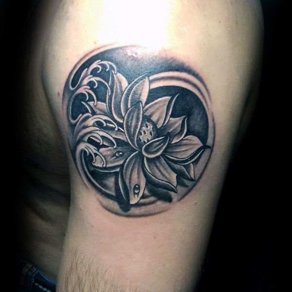 tatouage fleur de lotus 34