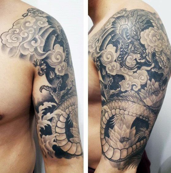 tatouage fleur de lotus 64