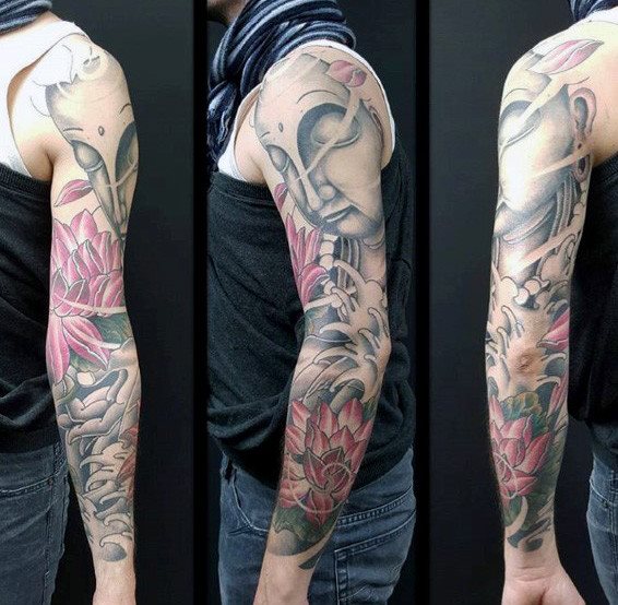 tatouage fleur de lotus 82