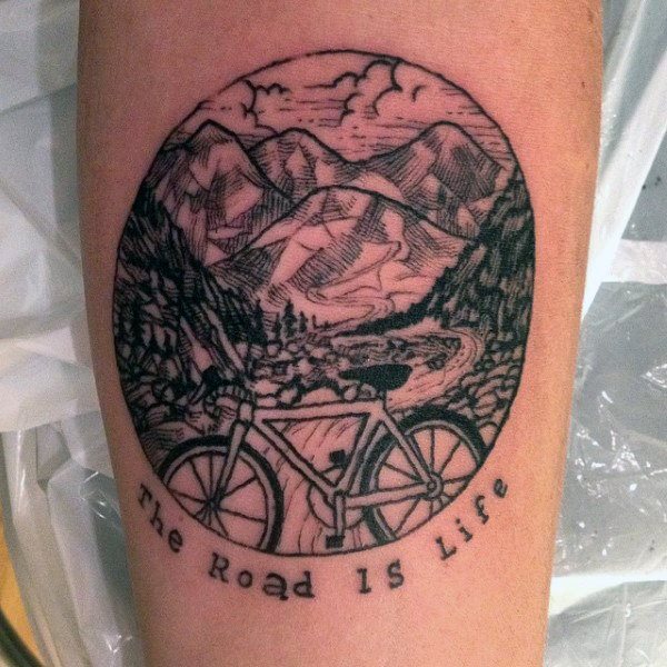 Tatouage Vlo Minimalistenull