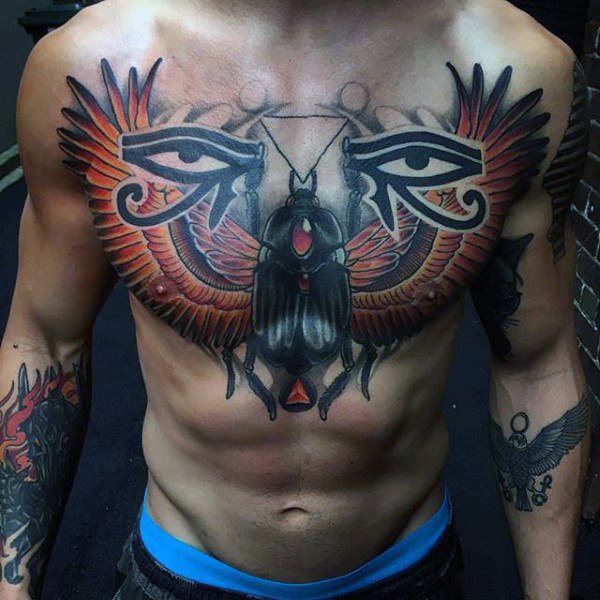 eye horus tattoo designs for men 13