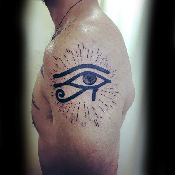 eye horus tattoo designs for men 22