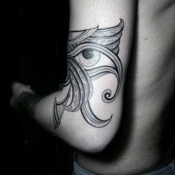 eye horus tattoo designs for men 4