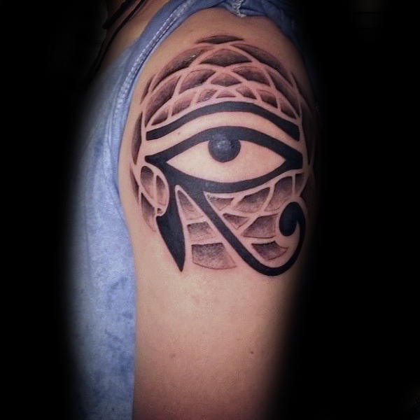eye horus tattoo designs for men 41