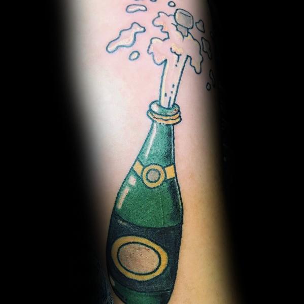 tatouage champagne 15