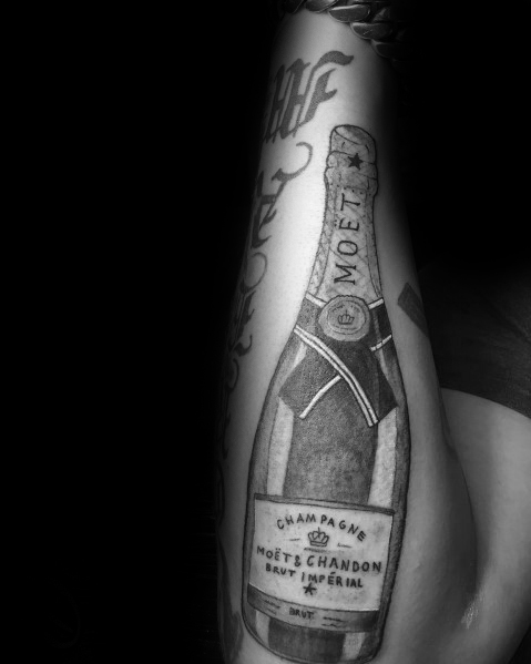 tatouage champagne 41