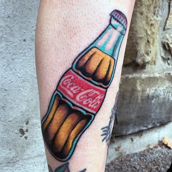 tatouage coca cola 37