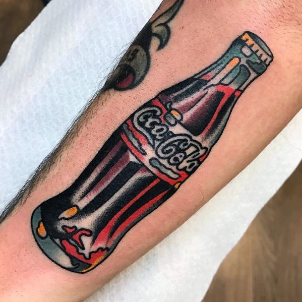 tatouage coca cola 51