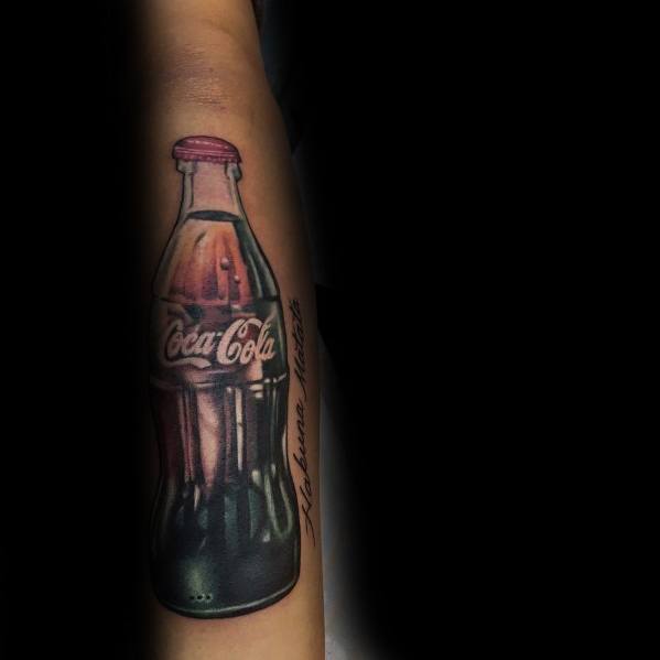 tatouage coca cola 63