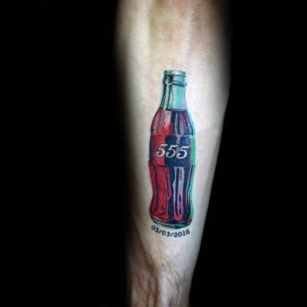 tatouage coca cola 65