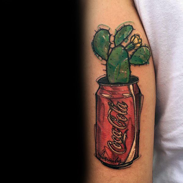 tatouage coca cola 67