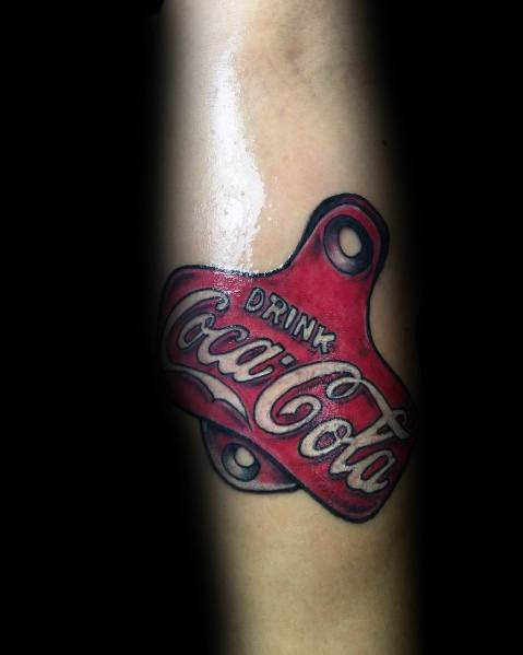 tatouage coca cola 73