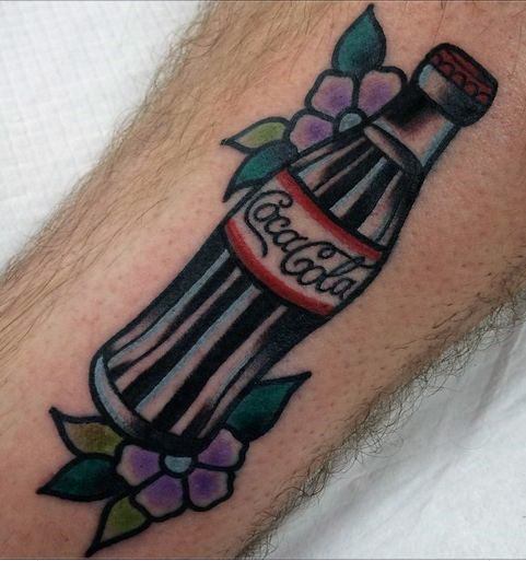 tatouage coca cola 81