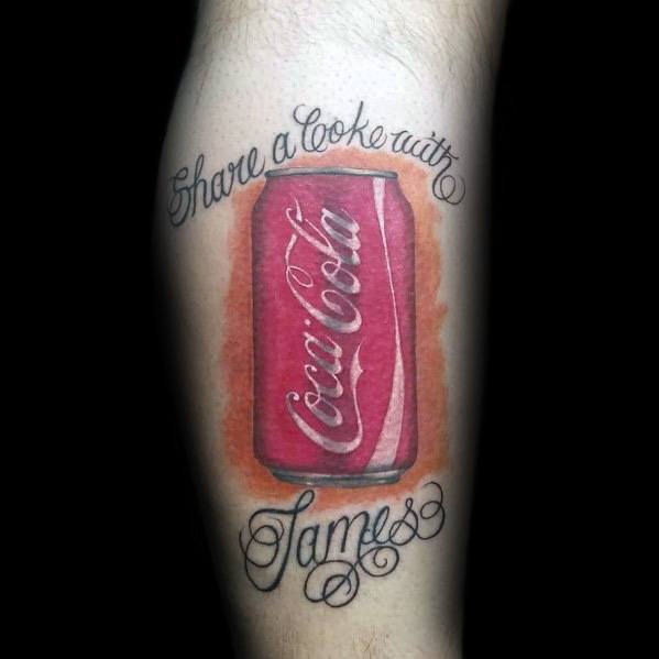 tatouage coca cola 87