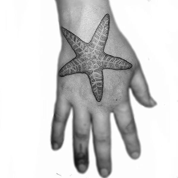 tatouage etoile de mer 67